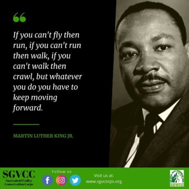 Flyer of Martin Luther King Jr.