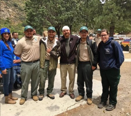 Group picture of members of the SGVCorps and Forestry Employees